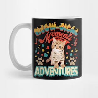 Meowgical moment paw some adventures cat design Mug